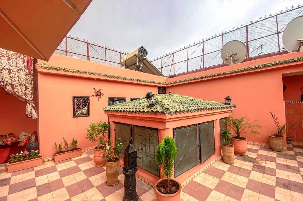 Traditional Moroccan riad details